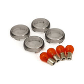 Bullet Turn Signal Lens Kit, Smoke Turn Signals Lenses Mcs
