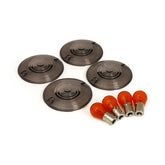 Turn Signal Flat Lens Kit. Smoke Turn Signals Lenses Mcs