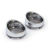 Turn Signal Lens Set With Visor. Light Smoke Lens Turn Signals Lenses Sno Stuff