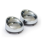 Turn Signal Lens Set With Visor. Mirror Light Smoke Lens Turn Signals Lenses Mcs
