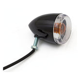 Late Style Turn Signal Assembly. Rear. Gloss Black Bullet Lights Mcs