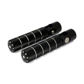 Bomber, Foot Peg Set. Knurled. Black Cm Footpegs Mcs