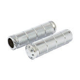 Throttle Grip Set Bomber. Chrome Grips Mcs