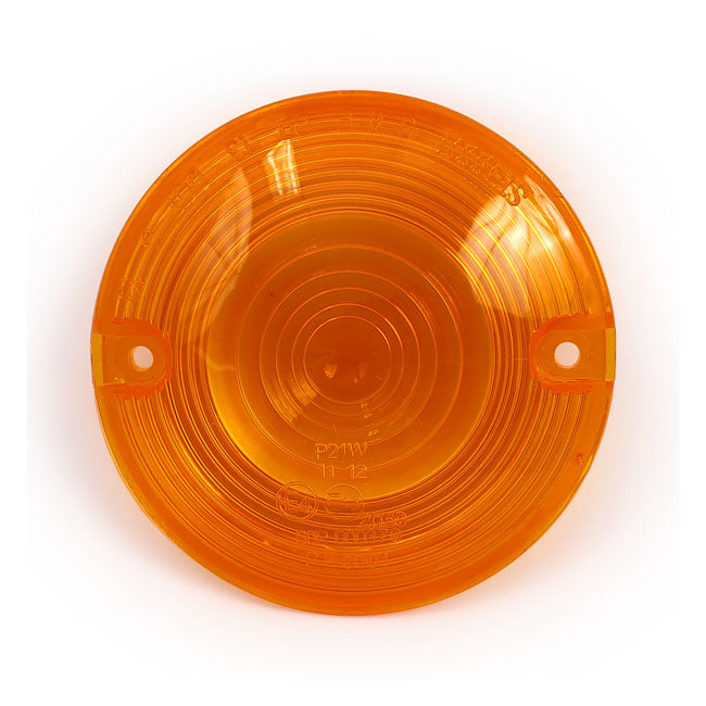 Replacement Turn Signal Lens. Flat Lens. Amber Turn Signals Lenses Mcs