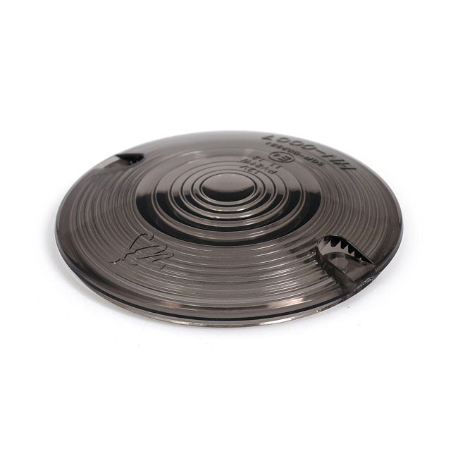 Replacement Turn Signal Lens. Flat Lens. Smoke Turn Signals Lenses Mcs
