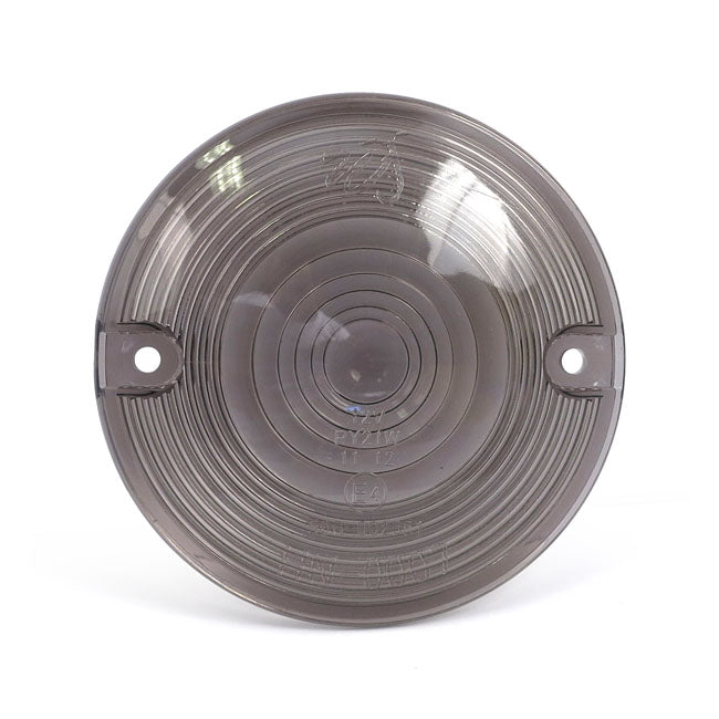 Replacement Turn Signal Lens. Flat Lens. Smoke Turn Signals Lenses Mcs