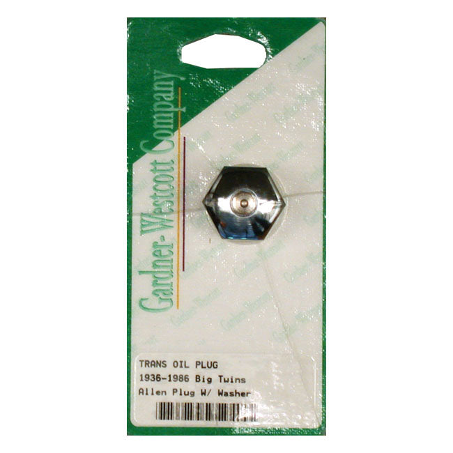 Gw, Transmission Fill Plug. Allen Head Transmission Fill Plugs/Dipsticks Gardner Westcott