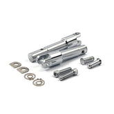 Foot Peg Conversion Bracket Kit. Std Length. Chrome Forward Controls Extension Kits Mcs
