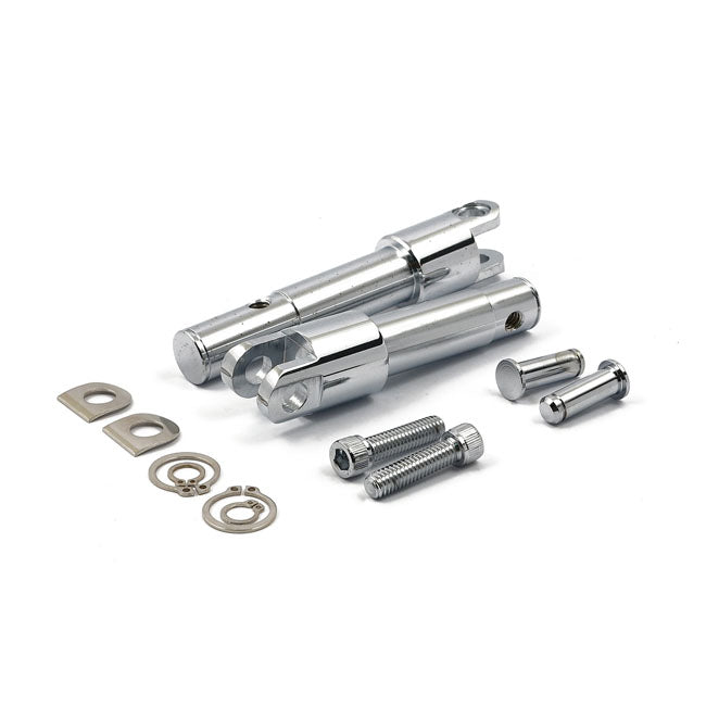 Foot Peg Conversion Bracket Kit. Std Length. Chrome Forward Controls Extension Kits Mcs