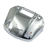 Headlamp Bracket Cover. With Cut Out. Chrome Headlamp Brackets Mcs