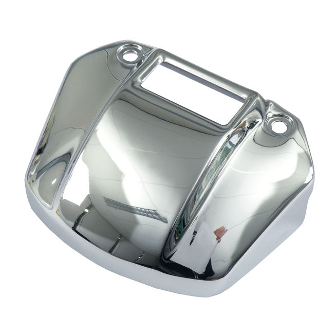 Headlamp Bracket Cover. With Cut Out. Chrome Headlamp Brackets Mcs