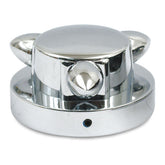 Kromett, Gas Cap Cover Large. Chrome Gascaps Covers Mcs
