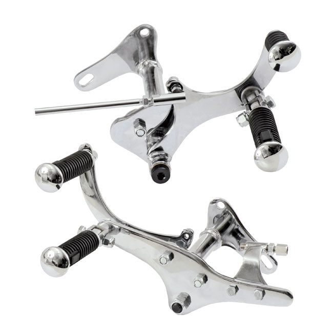54 74 Xl Sportster Forward Control Kit. Chrome Forward Controls Mcs