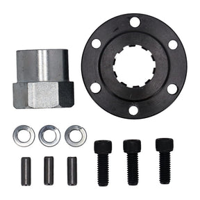 Belt Drives Ltd. 1/4 Offset W/Screws Nut Offset Pulley Insert & Nut Belt Drives Ltd.