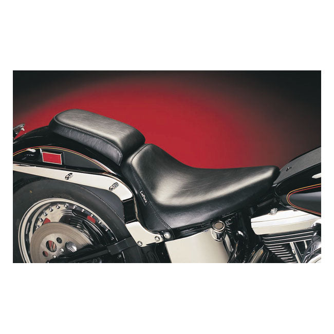 Le Pera Bare Bones Solo Seat, Smooth Black - 84-99 Softail Solo Seats Le Pera