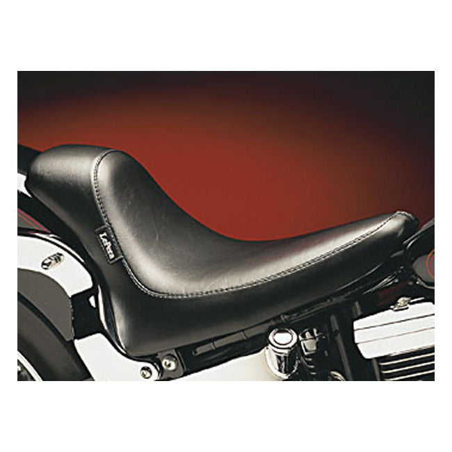 Le Pera Silhouette Solo Seat, Smooth Black - 00-05 Softail Solo Seats Le Pera