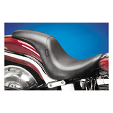 Le Pera Silhouette Seat, Smooth Black - 00-07 Softail FXST Deuce Seat Le Pera