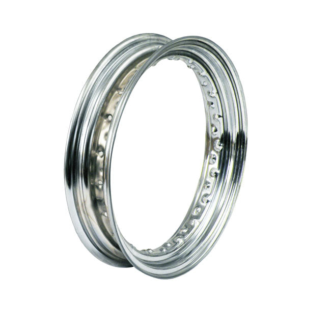 Chrome Dropcenter Rim, 3.00 X 16 Rims Chrome Mcs