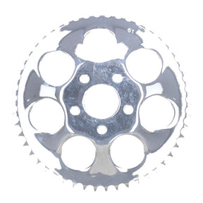 Rear Sprocket, Chrome. 51t Sprockets Rear Wheel Mcs