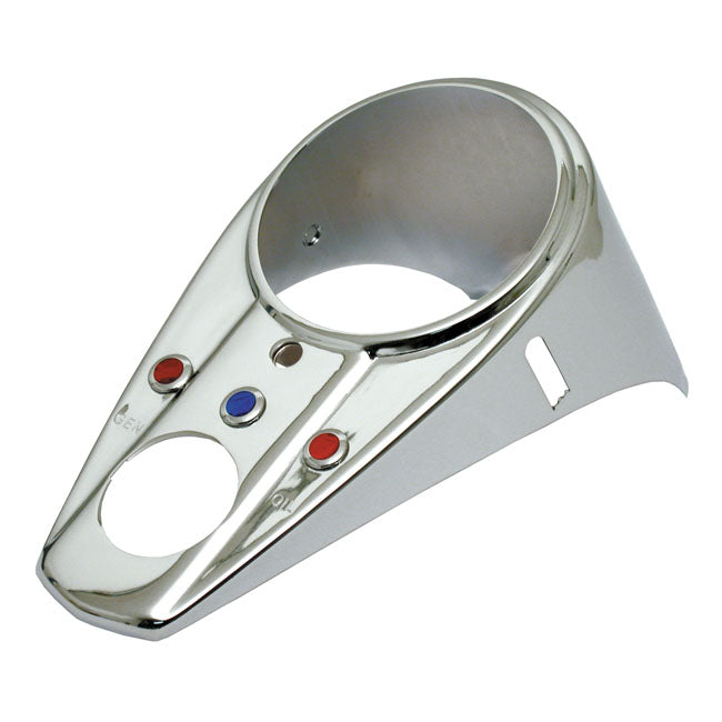 62 67 Style 3 Light Dash Cover. Chrome Dash Panel Mcs
