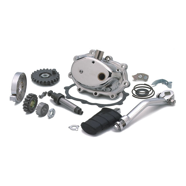Kickstart Kit, 4 Speed. Chrome Kickstart Kits Mcs