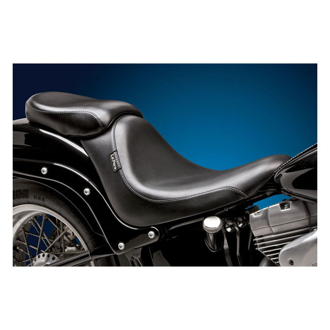 Le Pera Silhouette Deluxe Solo Seat - 06-17 Softail (Wide Tire) Solo Seats Le Pera