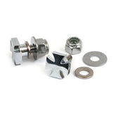 Maltese Cross, License Plate Mount Kit. Chrome License Plate Mount Sets Mcs