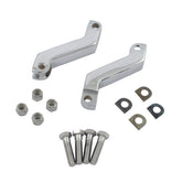 Foot Peg Extender Set. Chrome Footpegs Extension Bars Mcs