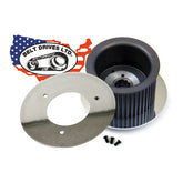 BDL, alternator cover plate. Polished ALTERNATOR COVERS Belt Drives Ltd.