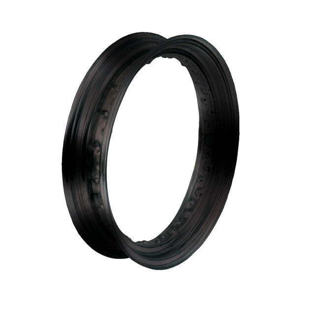 Black Dropcenter Rim, 3.00 X 16 Rims Black Mcs