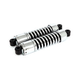 Shock Absorbers 12", Without Cover. Chrome Shock Absorbers Mcs