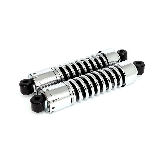 Shock Absorbers 12", Without Cover. Chrome Shock Absorbers Mcs