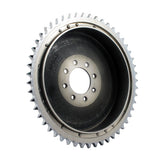 Sportster Rear Brake Drum & Sprocket. Chrome Brake Drums Mcs