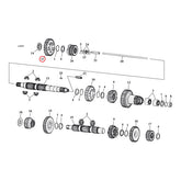 Andrews, 4th gear mainshaft TRANSMISSION PARTS Andrews