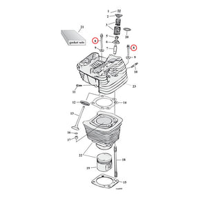 Gw, 12 Point Head Bolt Kit. Chrome Head Bolts Gardner Westcott