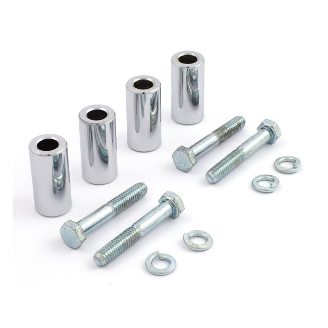 Narrow To Wide Glide Fender Kit. Chrome Fender Mount Kits Mcs