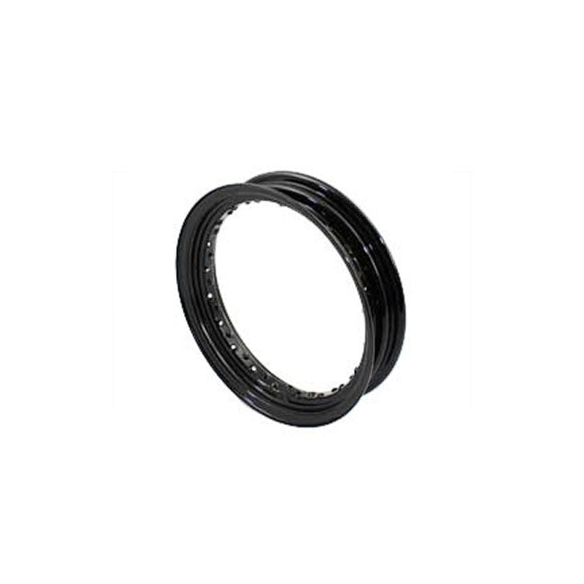 Black Dropcenter Rim, 3.00 X 16 Rims Black Mcs