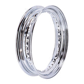 Chrome Dropcenter Rim, 3.00 X 16 Rims Chrome Mcs