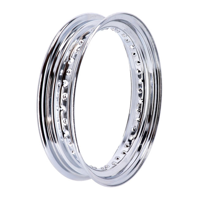Chrome Dropcenter Rim, 3.00 X 16 Rims Chrome Mcs