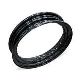 Black Dropcenter Rim, 3.00 X 16 Rims Black Mcs