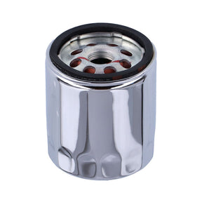 Oem Oem Oil Filter, Chrome - 99-17 Softail & 99-17 Twin Cam Oil Filters Harley Davidson