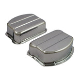 Panhead Rocker Cover Set. Chrome Rocker Covers Mcs