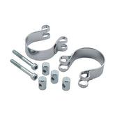 Xl Sportster Header Clamps. Chrome Exhaust Mount Parts Mcs
