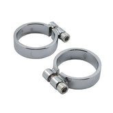 Xl Sportster Heavy Duty Header Clamps. Chrome Exhaust Mount Parts Mcs