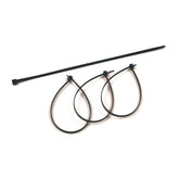 Mcs, Cable Straps. 10.75" (27.5cm). Black Cable Straps Mcs