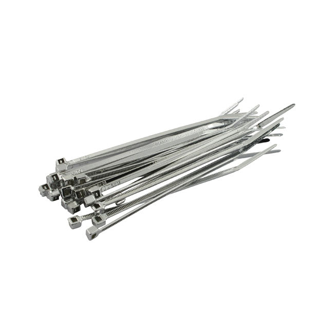 Mcs, Cable Straps. 4" (10cm). Chrome Cable Straps Mcs