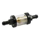 Clear View Fuel Filter, 5/16 Id. Black Fuel Filter Mcs