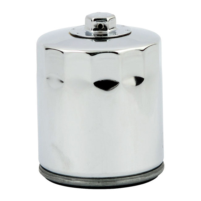 Mcs, Spin On Oil Filter With Top Nut. Chrome Oil Filters Mcs