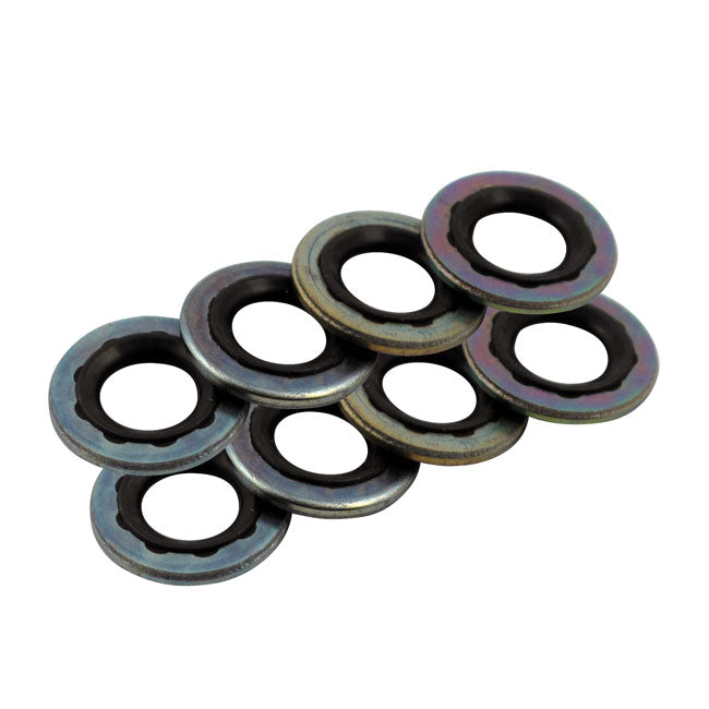 James, rocker box washers. Steel with bonded rubber ROCKER COVERS GASKETS AND SEALS James Gaskets