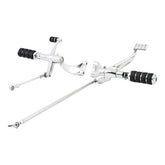Evo Xl Forward Control Kit. Iso Pegs. Chrome Forward Controls Mcs